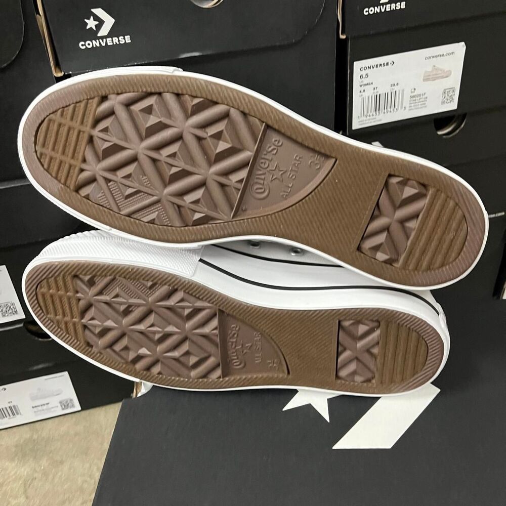 Converse Women's White Trainers - Picture 6 of 6